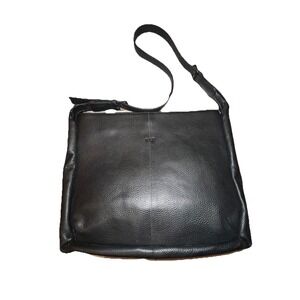 ROCAI Spain Leather Hobo Laptop Bag Premium Collection NWT Black